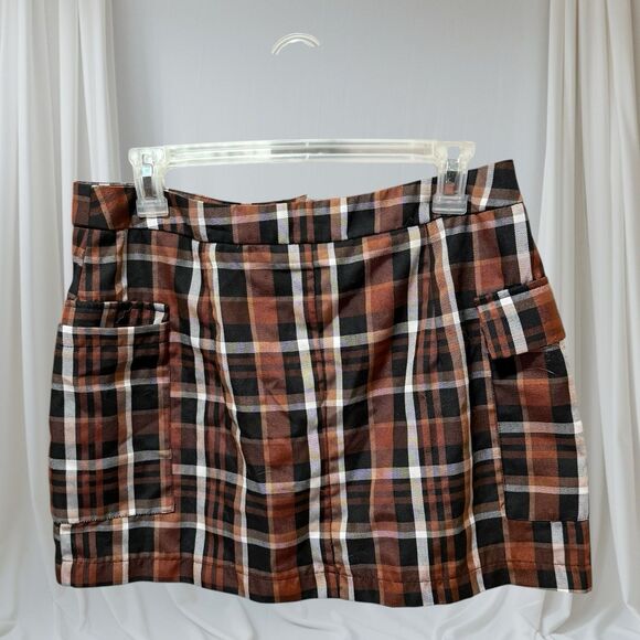 Forever 21 Skirt Size Large Plaid Pleated Schoolgirl - Picture 3 of 6